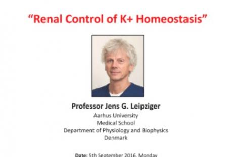 Renal Control of K+ Homeostasis, September 2016