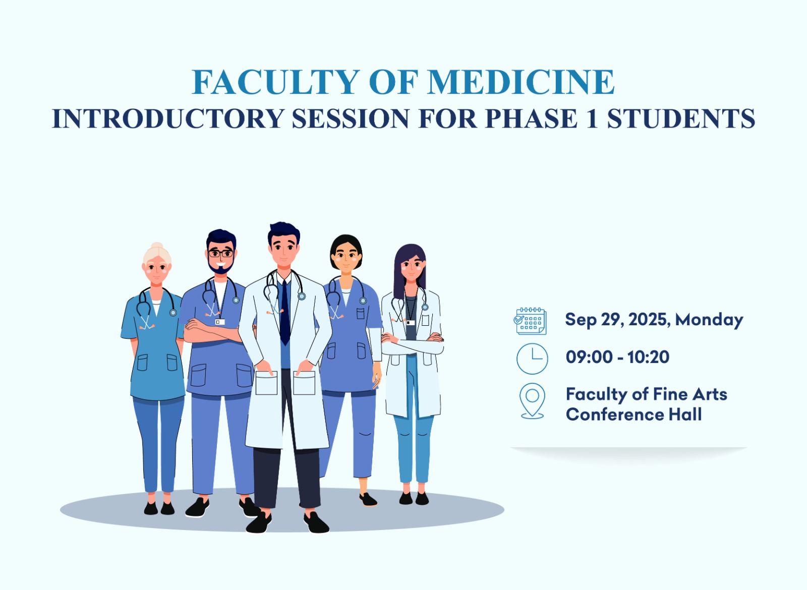Important Announcement for Phase I (Fırst Year) Students